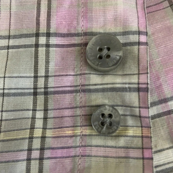 Jared Lang Button Front Long Sleeve Plaid Shirt-XL - Picture 5 of 5